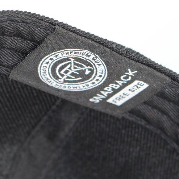 BTS Faux-Leather Bill Snapback Hat - Picture 6 of 6